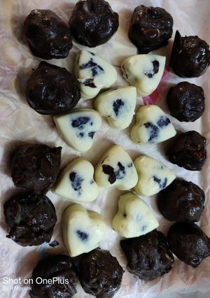 A picture of Dry fruits chocolate.