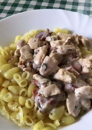 Kapros-tejszínes csirkemell (tejmentes) recept fotója