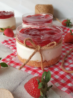 Foto resep Strawberry Cheese Cake