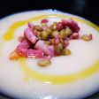 Vellutata di cavolfiore e pancetta croccante