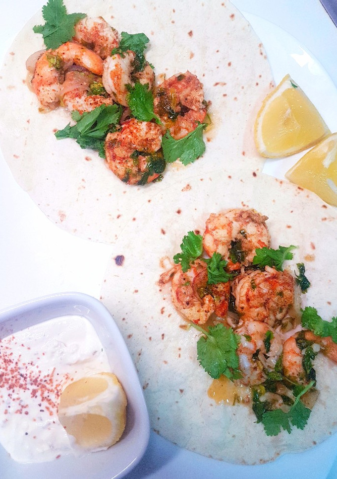 Una foto de Camarones al mojo de ajo 🇲🇽