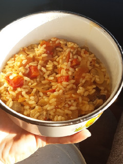 Una foto de Arroz con champiñones