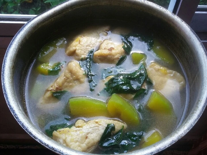 Cara Simple Menyiapkan Resep  Sayur bening labu tahu katu ala mami lia yang Menggugah Selera, Bikin Ketagihan