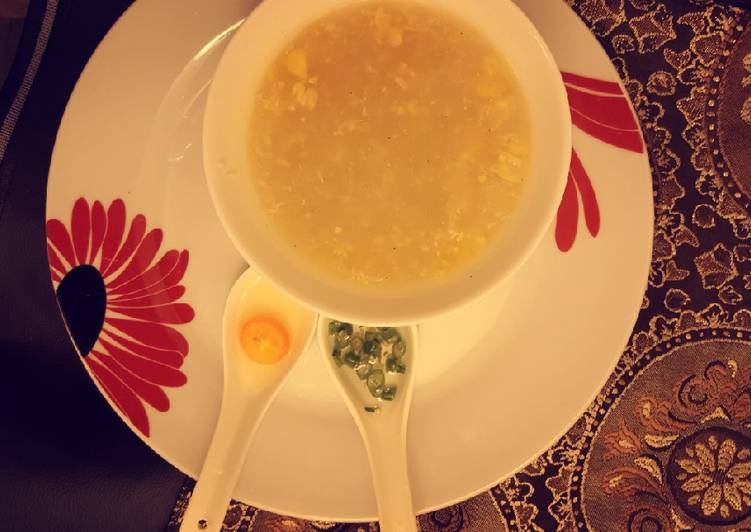 شوربه الذره الحلوه من مطبخ نانا