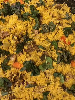 A picture of California Farm Lamb Biryani.