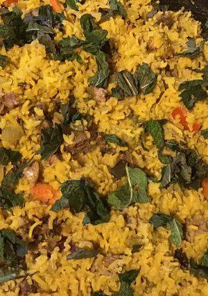 A picture of California Farm Lamb Biryani.