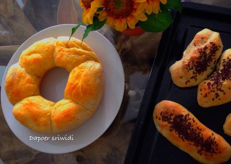 Roti pisang coklat (killer soft bread)