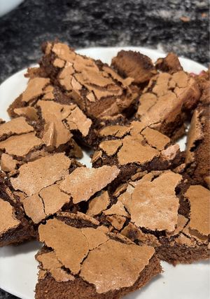 Una foto de Brownie súper húmedo!🍫