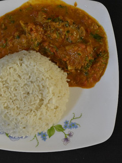 A picture of Chicken coconut curry.