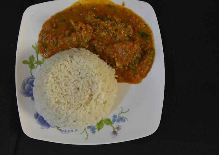 Recipe of Speedy Chicken coconut curry