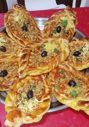 صورة لوصفة ميني بيتزا الضفيرة