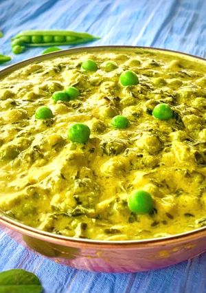 A picture of Methi Malai Matar.