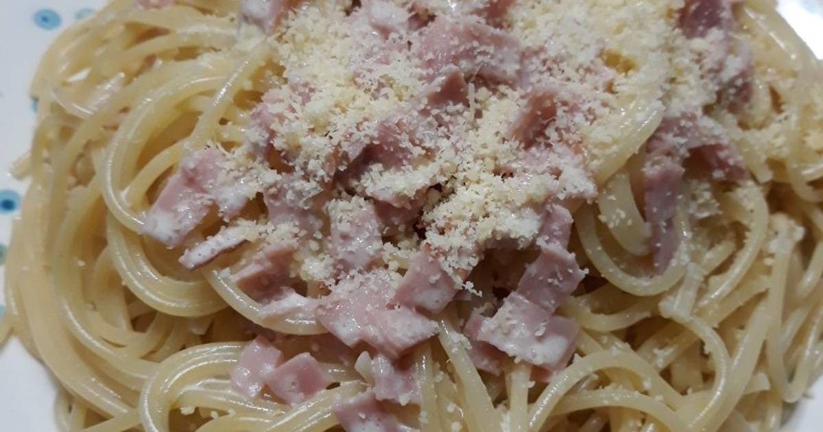 espaguetis con vino y crema de leche YouTube