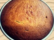 A picture of banana lemon cake