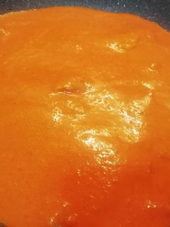 Una foto de Bacalao en salsa de pimientos del piquillo