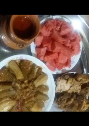 صورة لوصفة كسكسي احمر تقليدي 😚