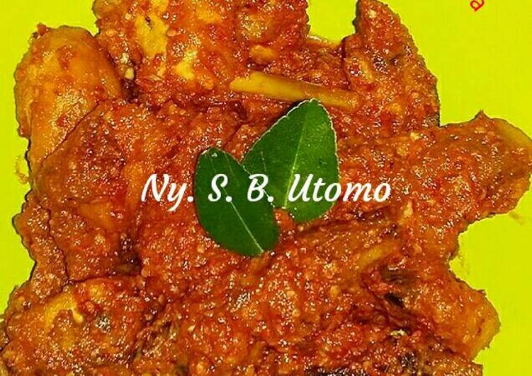 Resep 🐤Sambal ayam ala mertua🐤, Bisa Manjain Lidah