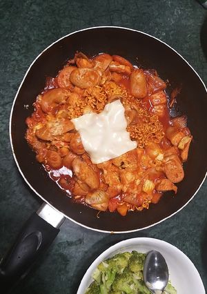 Foto resep Dakgalbi chicken cheese