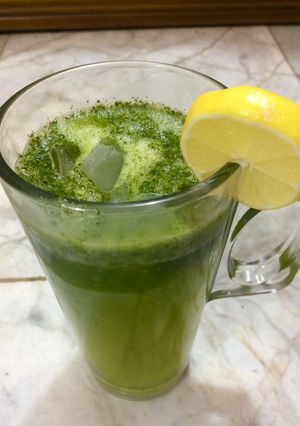 صورة لوصفة عصير ليمون ونعناع 🍋