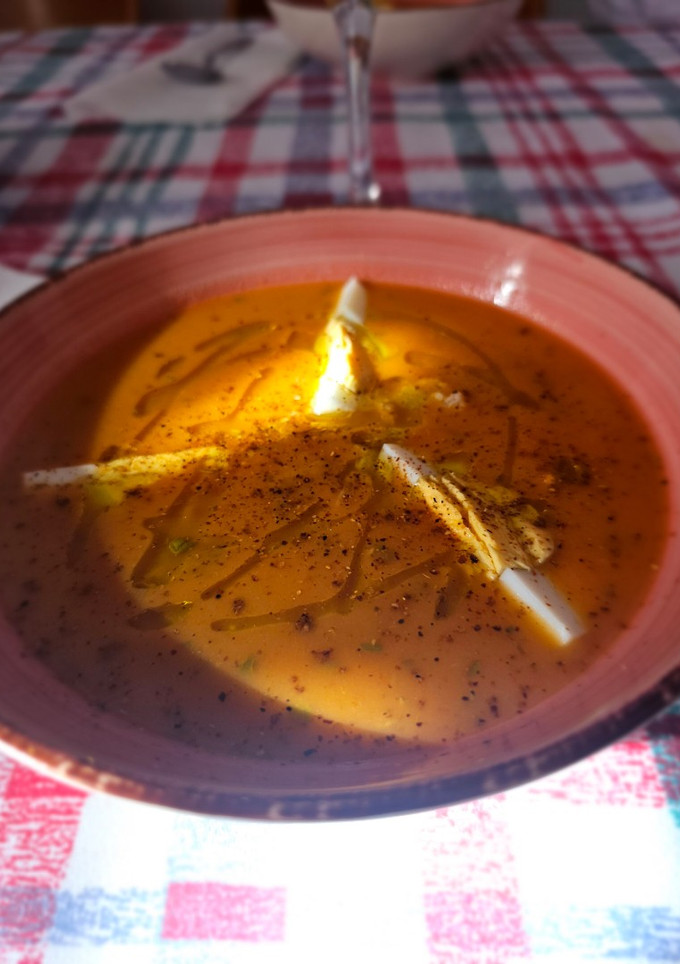 Una foto de Sopa de tomate