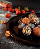 Walnut chocolate truffle ball