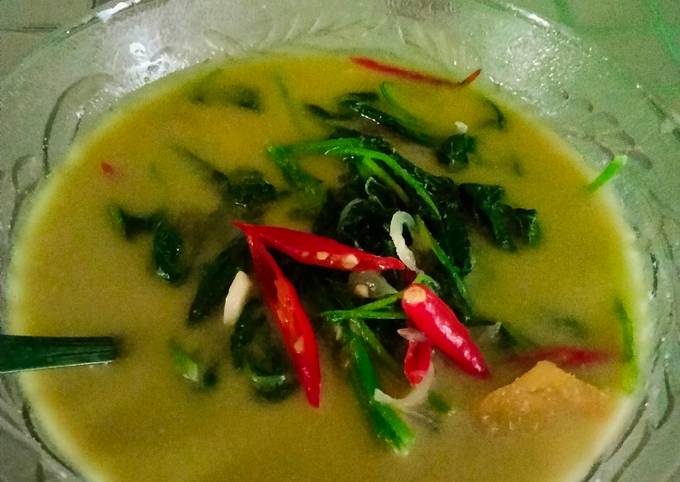 Cara Bikin Sayur bayam kuah santan Simpel