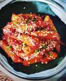 Honey chilli potato