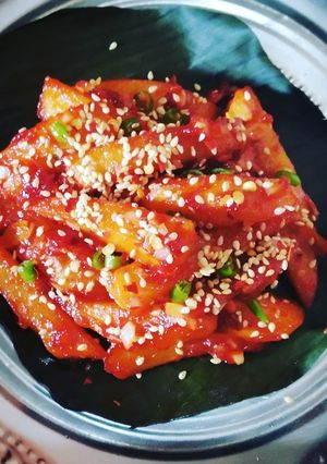 A picture of Honey chilli potato.