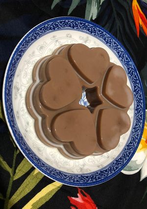 Foto resep Pudding susu cokelat