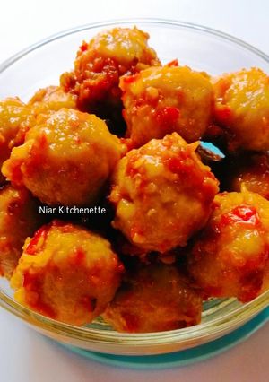 Foto resep Pentol Pedas