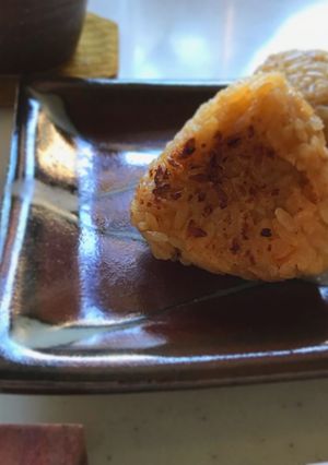 A picture of Grilled rice balls(yakionigiri).