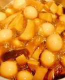 Trứng Cút Kho Nấm Đùi Gà