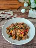 Tumis Kentang Sandung Lamur