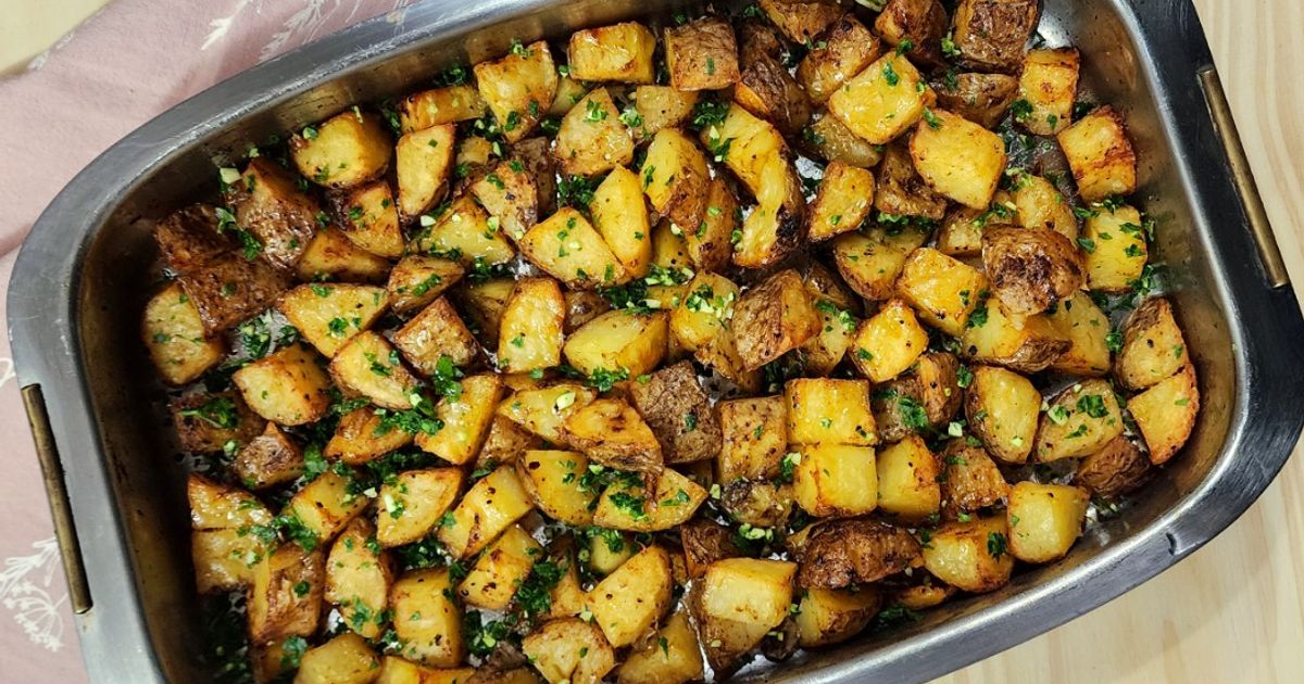 🥔🧄 Papas horneadas al ajillo 🧄🥔