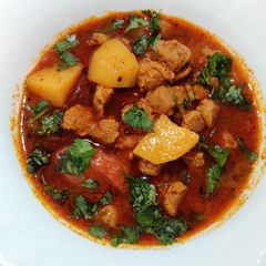 A picture of Soya Potato Curry.