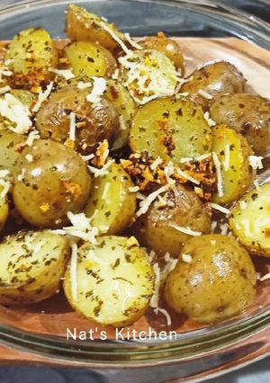 Foto resep Garlic Cheese Potatoes