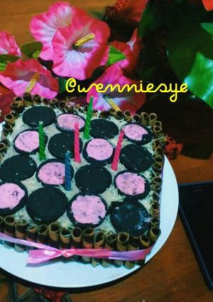 Foto resep Bday cake mix kopi dan cokelat