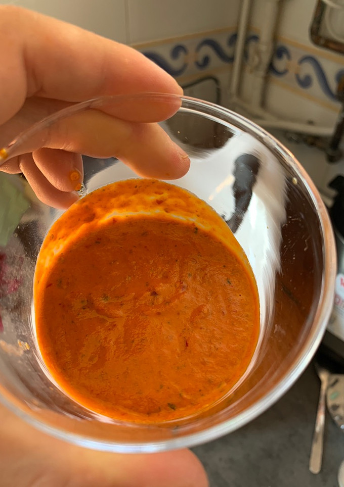 Una foto de Salmorreta en Thermomix