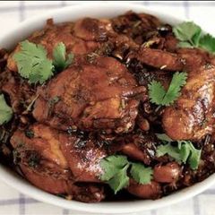 Spicy garlic chicken A picture of Spicy garlic chicken.