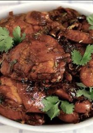 A picture of Spicy garlic chicken.