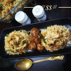 A picture of Chinese Chicken fried rice (Indo style) # cookpad.