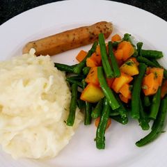 A picture of Mashed potatoes.