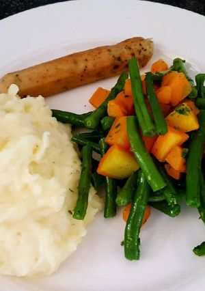 A picture of Mashed potatoes.