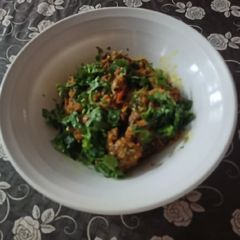 A picture of Brinjal Bharta.