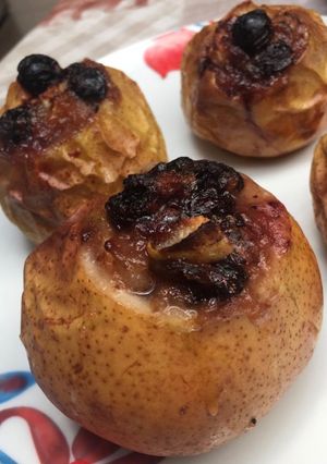 Una foto de Peras asadas en freidora sin aceite