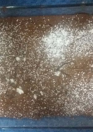 Una foto de Brownie de chocolate