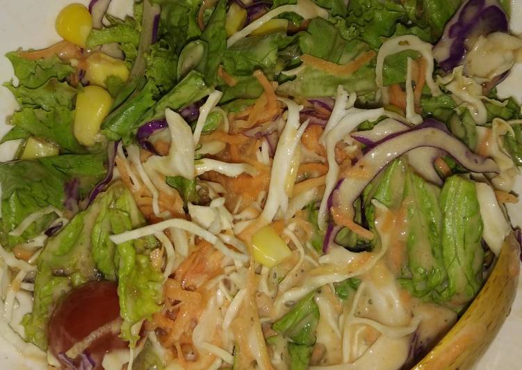 Cara Gampang Menyiapkan Salad sayur Anti Gagal