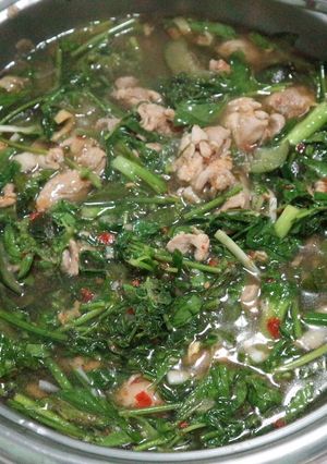 รูปของ อ่อมไก่บวบหอม