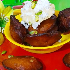 A picture of Moong Malpua.