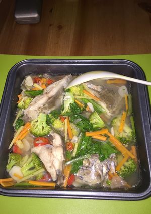 Foto resep Bawal steam dengan sayur